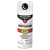 Rustoluem Stops Rust Protective Enamel with Custom 5-in-1 Spray Paint - White White /  / Gloss