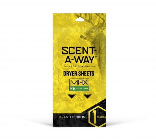 Hunter Specialties Scent-a-way Max Fresh Earth Dryer Sheets