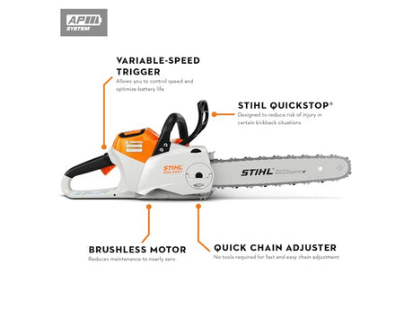 Stihl MSA 220 C-B Battery Chainsaw (Unit Only)