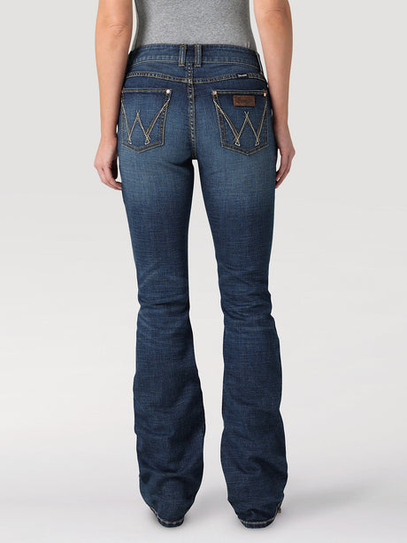 Women's Wrangler Retro Mae Jean In Ms Wash Mid wash