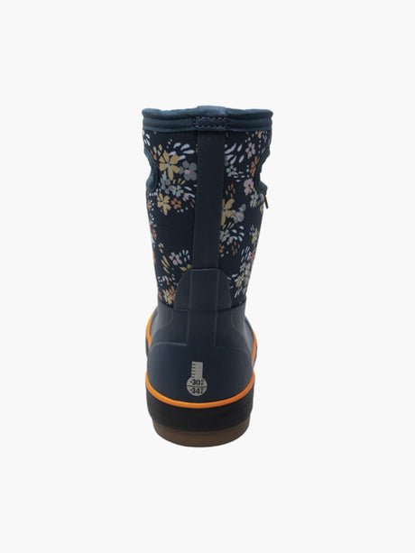 Bogs Kids' Classic II Water Garden Boot - Indigo Multi Indigo Multi