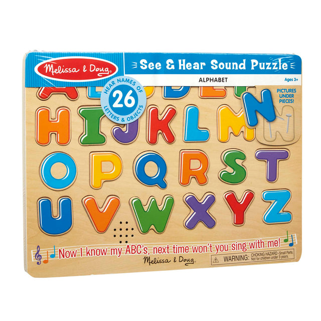 Melissa & Doug Alphabet Sound Puzzle Alphabet