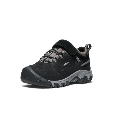 Keen Children's Targhee IV Low Waterproof Shoe - Black/Steel Grey Black/Steel Grey