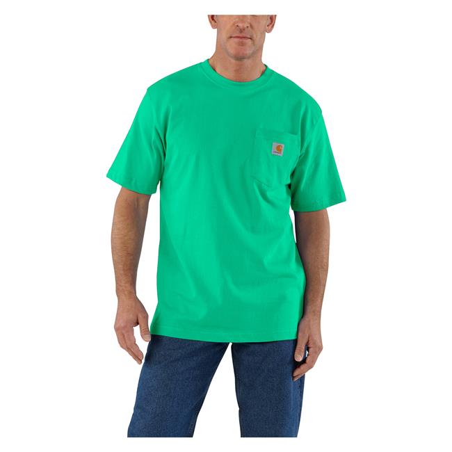 Carhartt Loose Fit Heavyweight Short-Sleeve Pocket T-Shirt - Malachite Malachite /  / REG