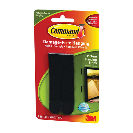 Command Picture Hanging Strip Black