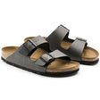 Birkenstock Arizona Birko-flor Sandal Pull up/anthracite