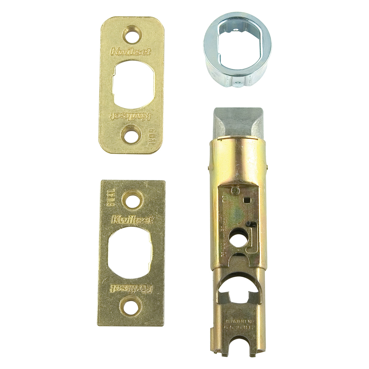 Kwikset Spring Latch Core Polished brass