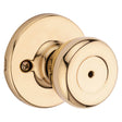 Kwikset Privacy Lockset Polished brass