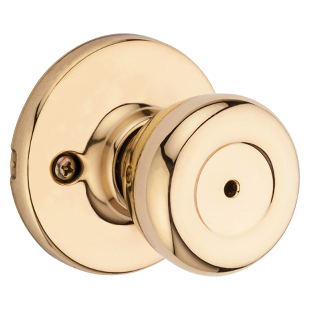 Kwikset Privacy Lockset Polished brass