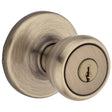 Kwikset Entry Knob Antique brass