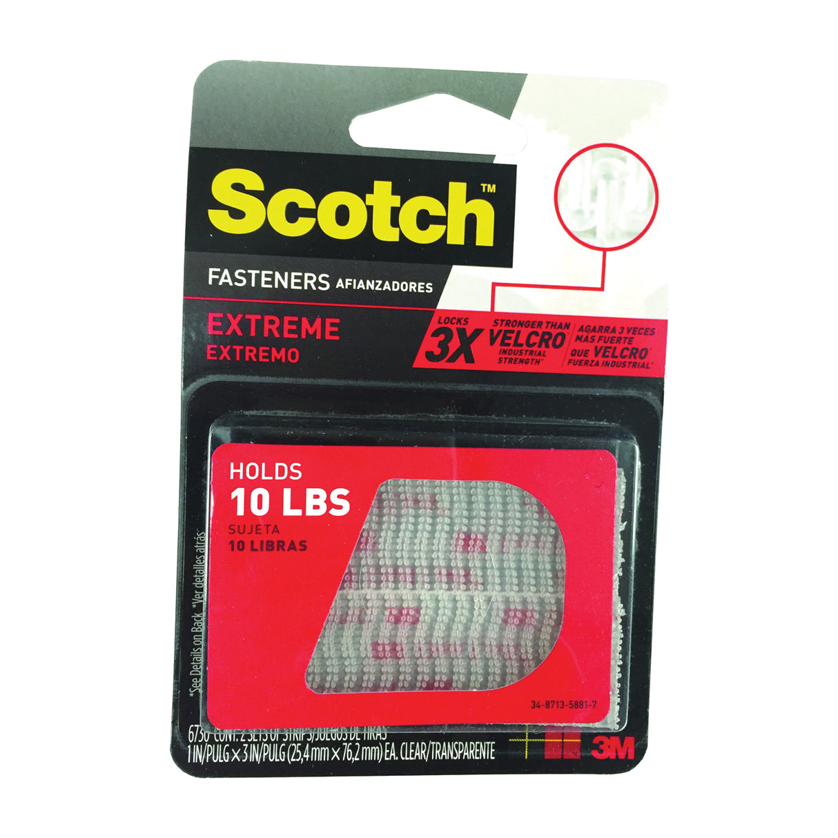 Scotch Fastener Clear