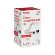 Lambro Wall Louvered Vent Kit White / 4X8