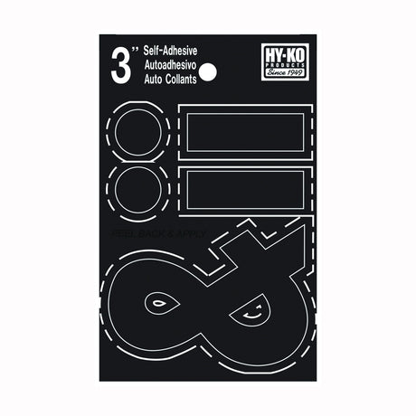 Hy-Ko Die-Cut Symbol Set