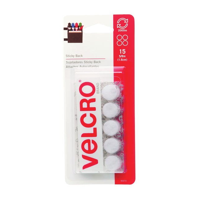 VELCRO Brand Fastener White / 5/8IN