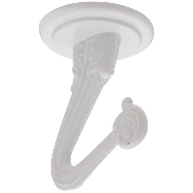 National Hardware Swag Hook White /  / 2PK