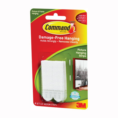 Command Picture Hanging Strip White