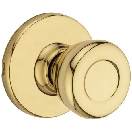 Kwikset Passage Knob Polished brass