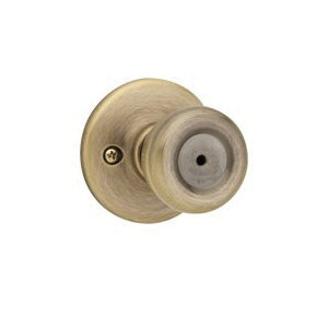 Kwikset Privacy Lockset Antique brass