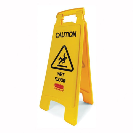 Rubbermaid Floor Sign Yellow