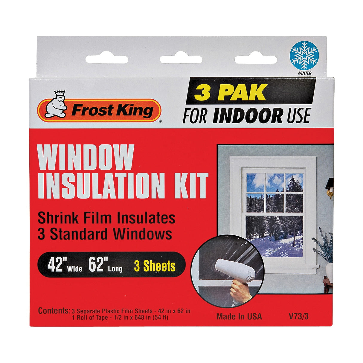Frost King Indoor Shrink Window Kit