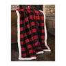 Carstens Plush Throw Lumberjack plaid