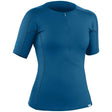 Nrs Women's H2core Rashguard Short-Sleeve Shirt Poseidon
