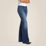 Ariat Trouser Mid Rise Stretch Kelsea Wide Leg Jean Joanna / 25 / Short