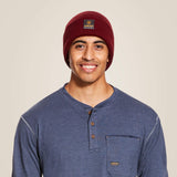 Ariat Men's Rebar Watch Cap Red