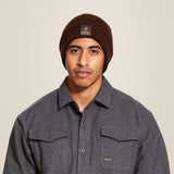 Ariat Men's Rebar Watch Cap Brown