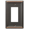 AmerTac Switch Wallplate Aged bronze