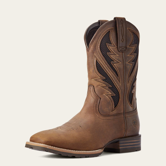 Ariat Men's Hybrid Venttek Western Boot Dist brn