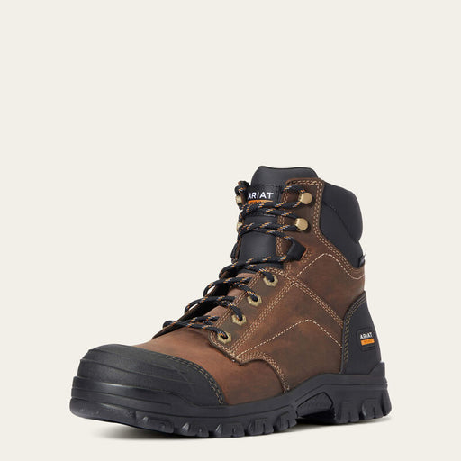 Ariat Men's Treadfast 6" Steel Toe Work Boot Distressed brown