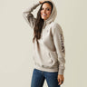 Women's Ariat Logo Hoodie Oatmeal heather