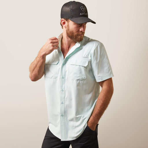Ariat Men's Venttek Outbound Fitted Shirt Fair aqua