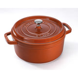 Staub 2.75 QT Round Cocotte Burnt Orange