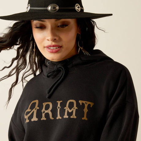 Ariat Women's Essential Hoodie - Black / Leopard Black / Leopard