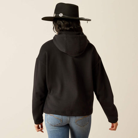 Ariat Women's Essential Hoodie - Black / Leopard Black / Leopard