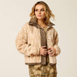 Ariat Women's Sherpa Blocked Jacket - Tonal Sand Print Tonal and Print / S