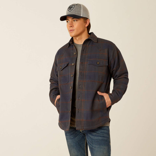 Ariat Men's Hastings Retro Shirt Jacket - Parisian Night Parisian Night /  / REG