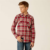 Ariat Boys' Herschel Retro Fit Shirt - Chili Pepper Chili Pepper