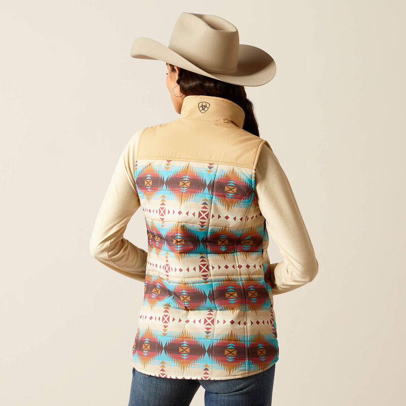 Ariat Women's Crius Insulated Vest - Serrano Southwest Print Serrano Southwest