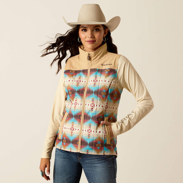 Ariat Women's Crius Insulated Vest - Serrano Southwest Print errano Southwest / S