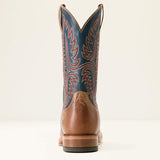 Ariat Men's Tanglewood Cowboy Boot - Bone & Honorable Blue