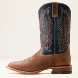 Ariat Men's Tanglewood Cowboy Boot - Bone & Honorable Blue