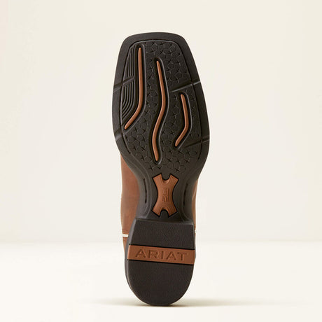 Ariat Women's Round Up Ryder Western Boot - Distressed Brown & Golden Pink