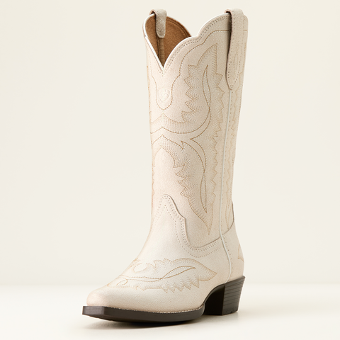 Ariat Youth Casanova Western Boot - Distressed Ivory