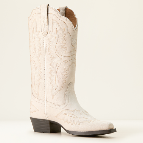 Ariat Youth Casanova Western Boot - Distressed Ivory Distressed Ivory