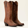 Ariat Women's Round Up Collins Western Boot - Rafter Tan