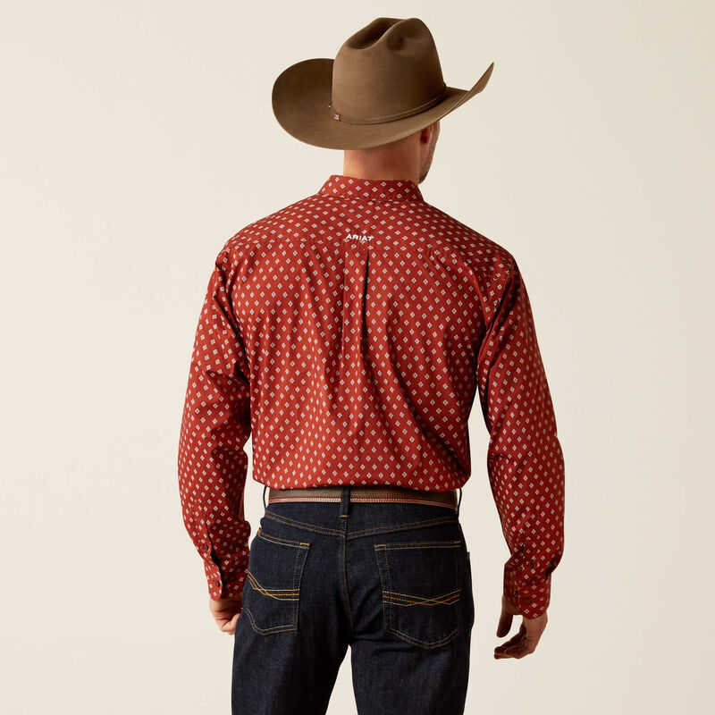 Ariat Pax Classic Fit Shirt - Burgundy