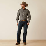 Ariat Wrinkle Free Ferris Classic Fit Shirt - Navy